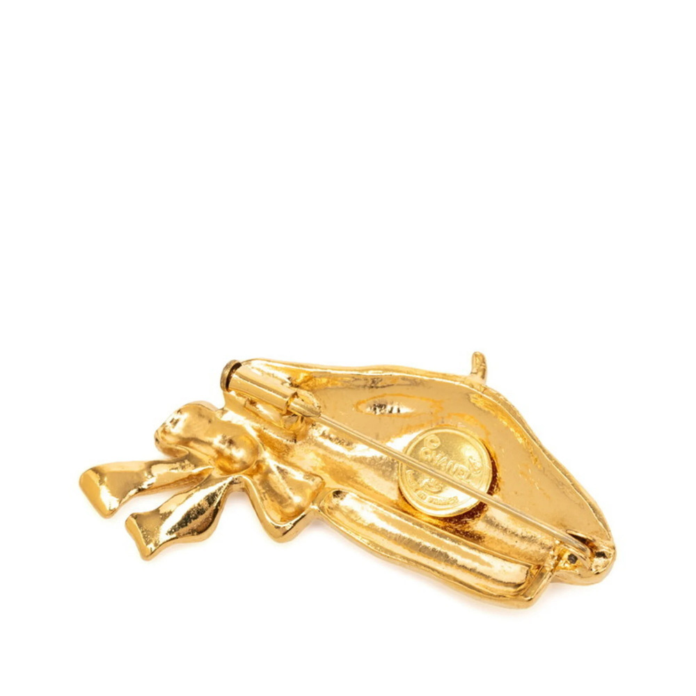 CHANEL Gold Brooch - Picture 2 of 3